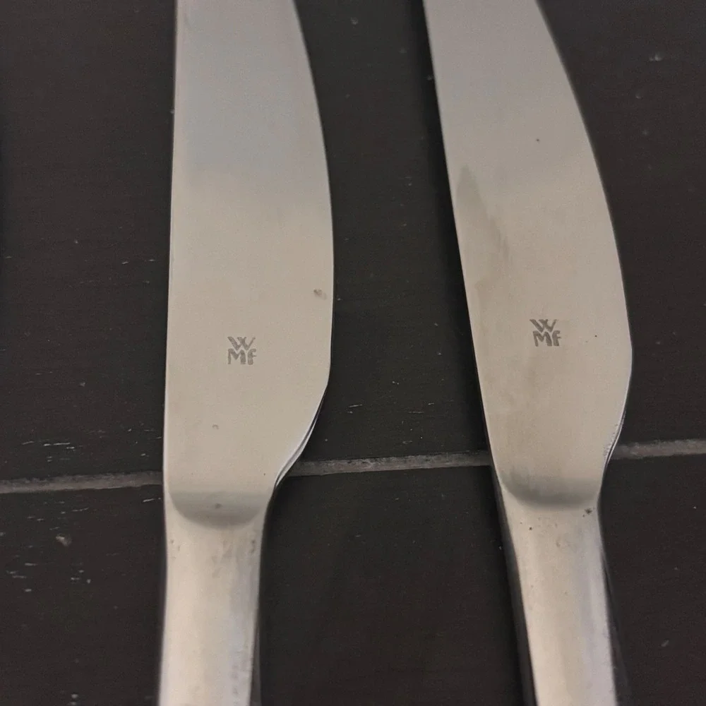 Modern Solid Knife Set Boston (Stainless) by WMF Flatware | Set‎ of 7